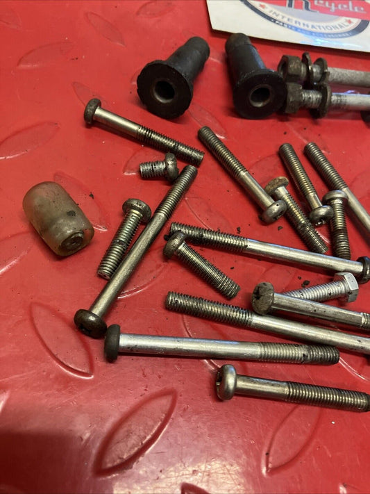 Suzuki RV90 1975 Engine motor crankcase cover hardware bolt
