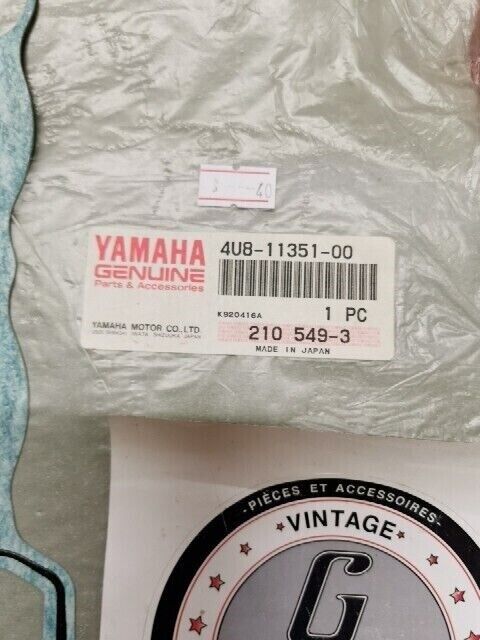 NOS Yamaha XJ550 CYLINDER GASKET 4U8-11351-00-00 SUB 4U8-11351-10-00 Y107