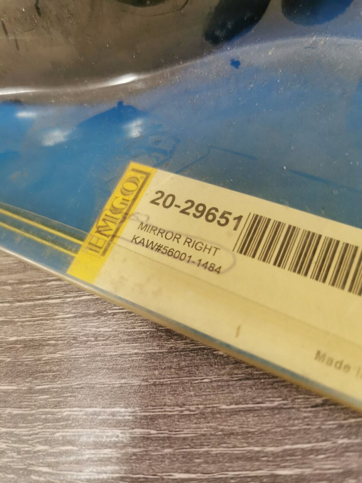 NOS EMGO Mirror RIGHT KAWASAKI Ninja Zx-R 900 20-29651 J32
