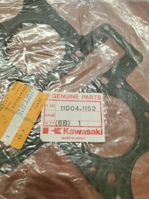NOS Kawasaki ZL600 ZX500 ZX600 HEAD GASKET 11004-1132 SUB 11004-1152 K38