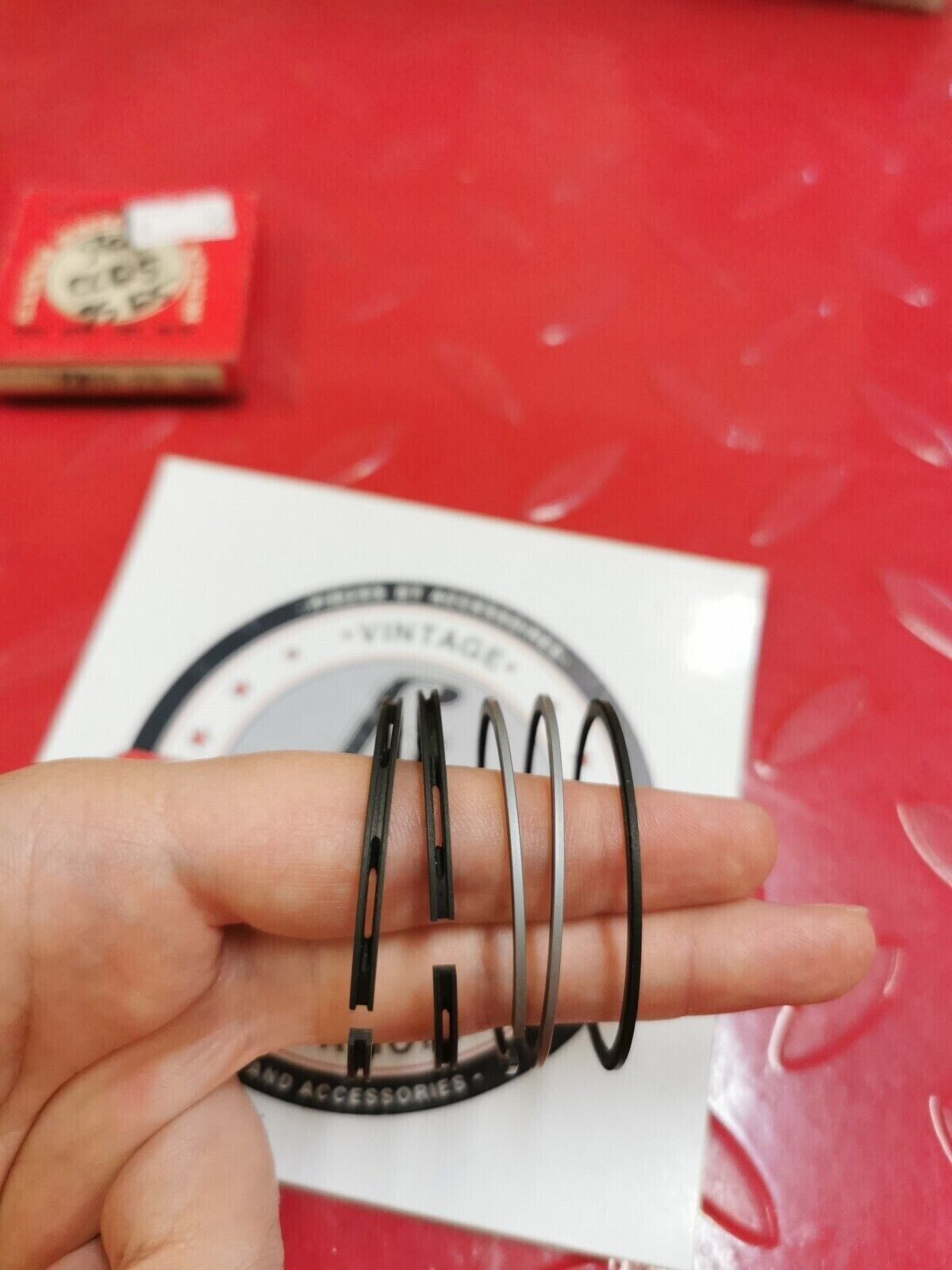 NOS Honda CL125A SS125A RING SET, PISTON (STD) 13010-230-000 H12