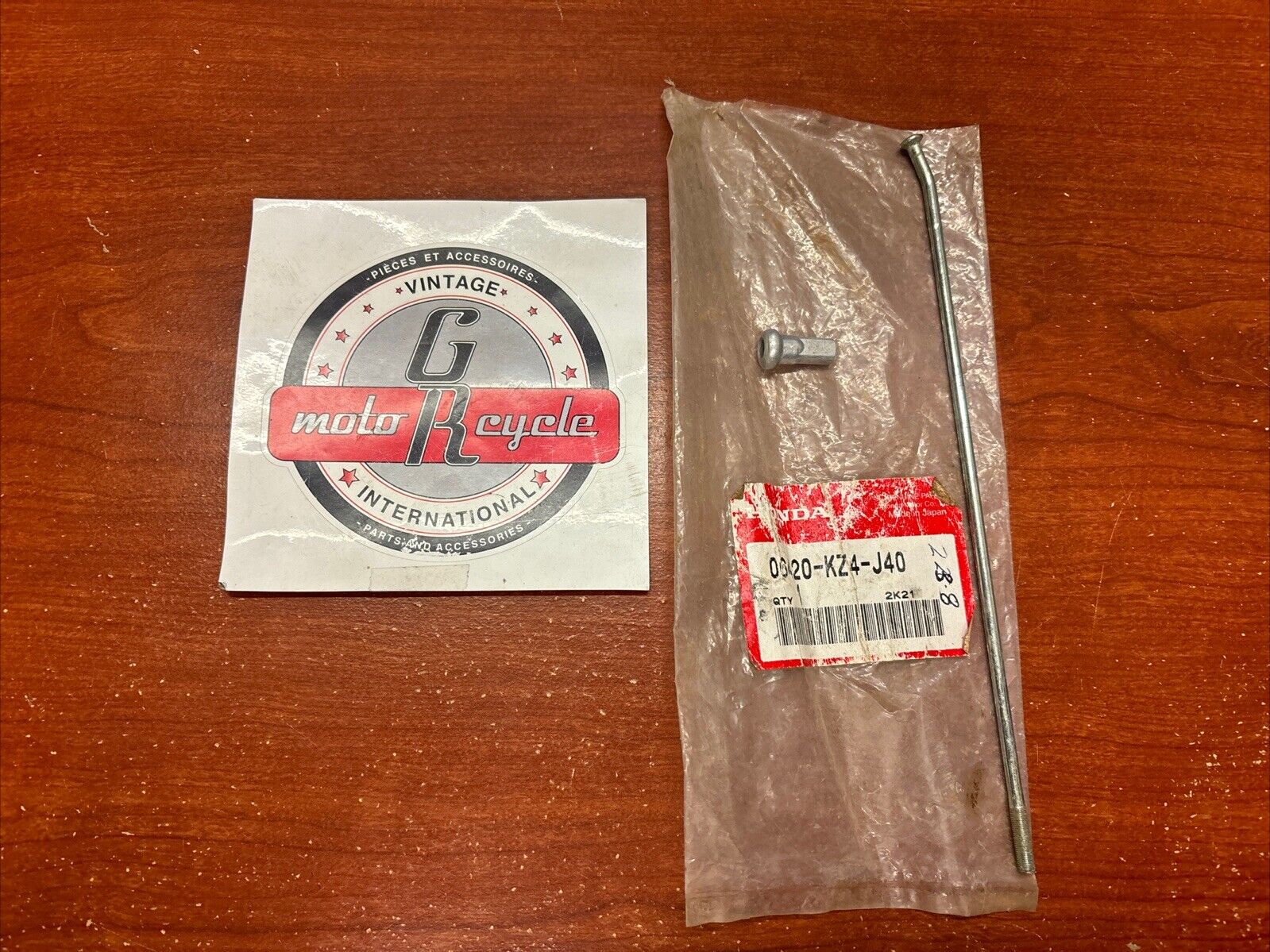 NOS Honda CR125R CR250R CRF250R CRF450R REAR INSIDE SPOKE 06420-KZ4-J40 H160