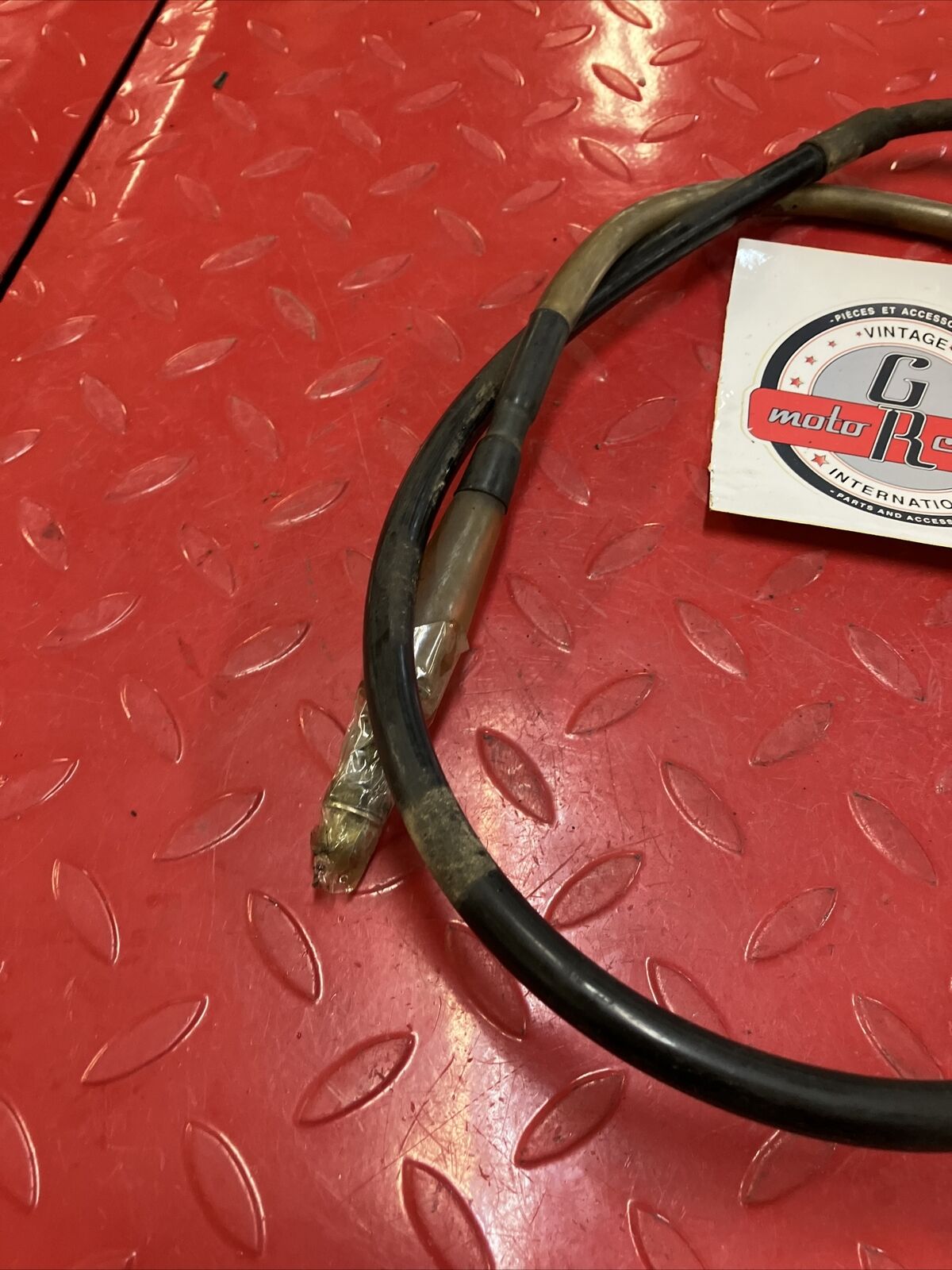 Suzuki RM125 1993 Front brake hose line