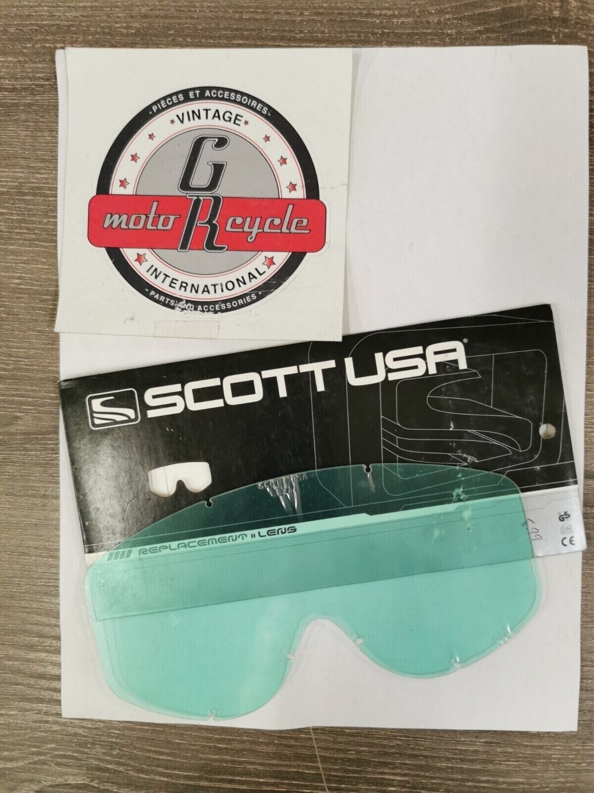 NOS SCOTT BLUE LENS SHIELD 89  87 83  VISOR REPLACEMENT 40.5.806.541.0.100 J24