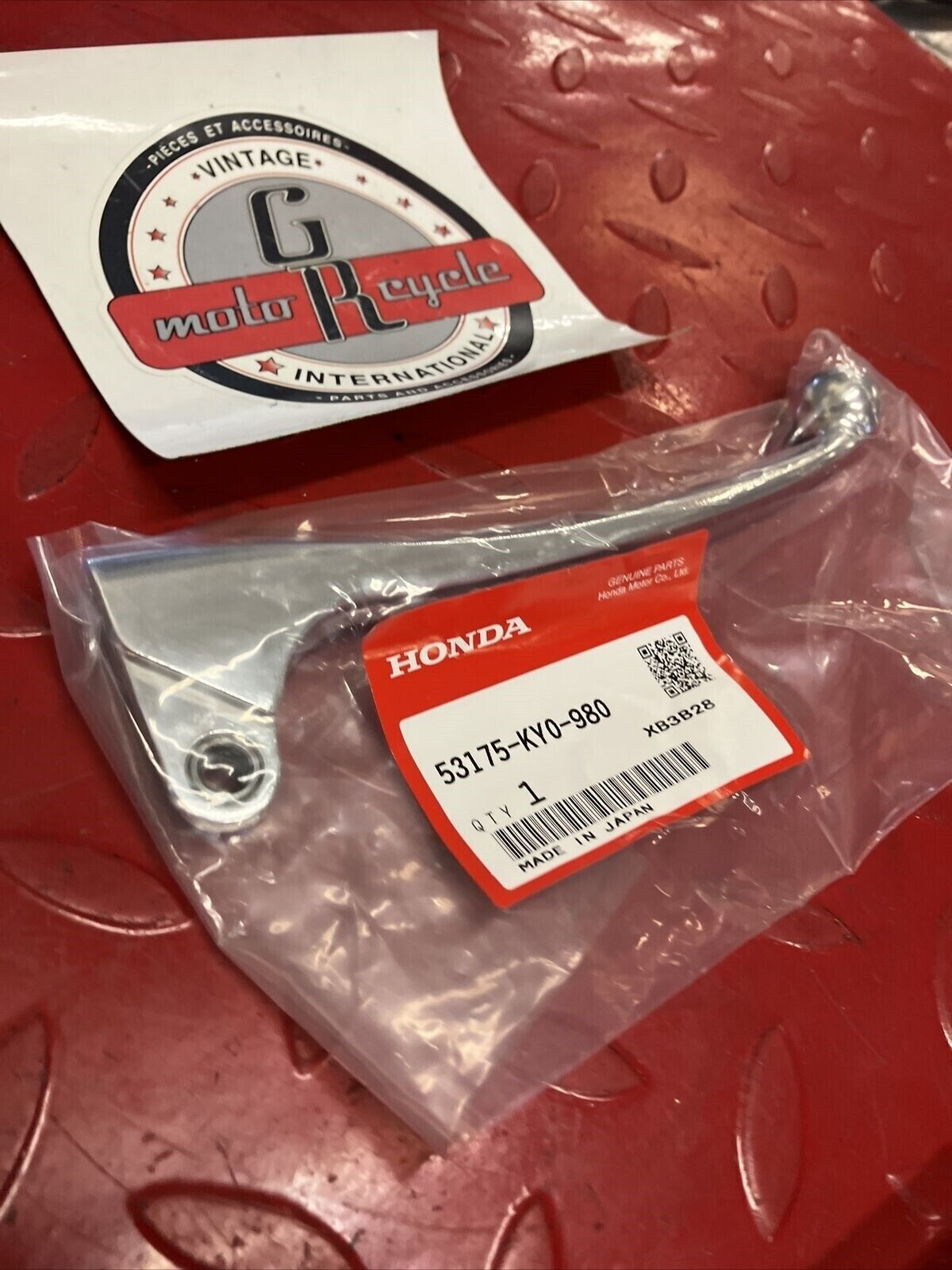 NEW HONDA CR XL CT CB MT CL XR RIGHT HANDLE FRONT BRAKE LEVER 53175-KY0-980 H100