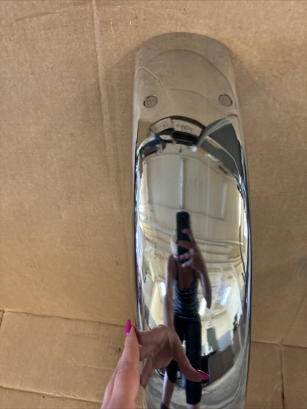 NOS Yamaha XS1 XS1B FRONT FENDER XS650 256-21511-00-93 SUB 256-21510-10-93 Y103