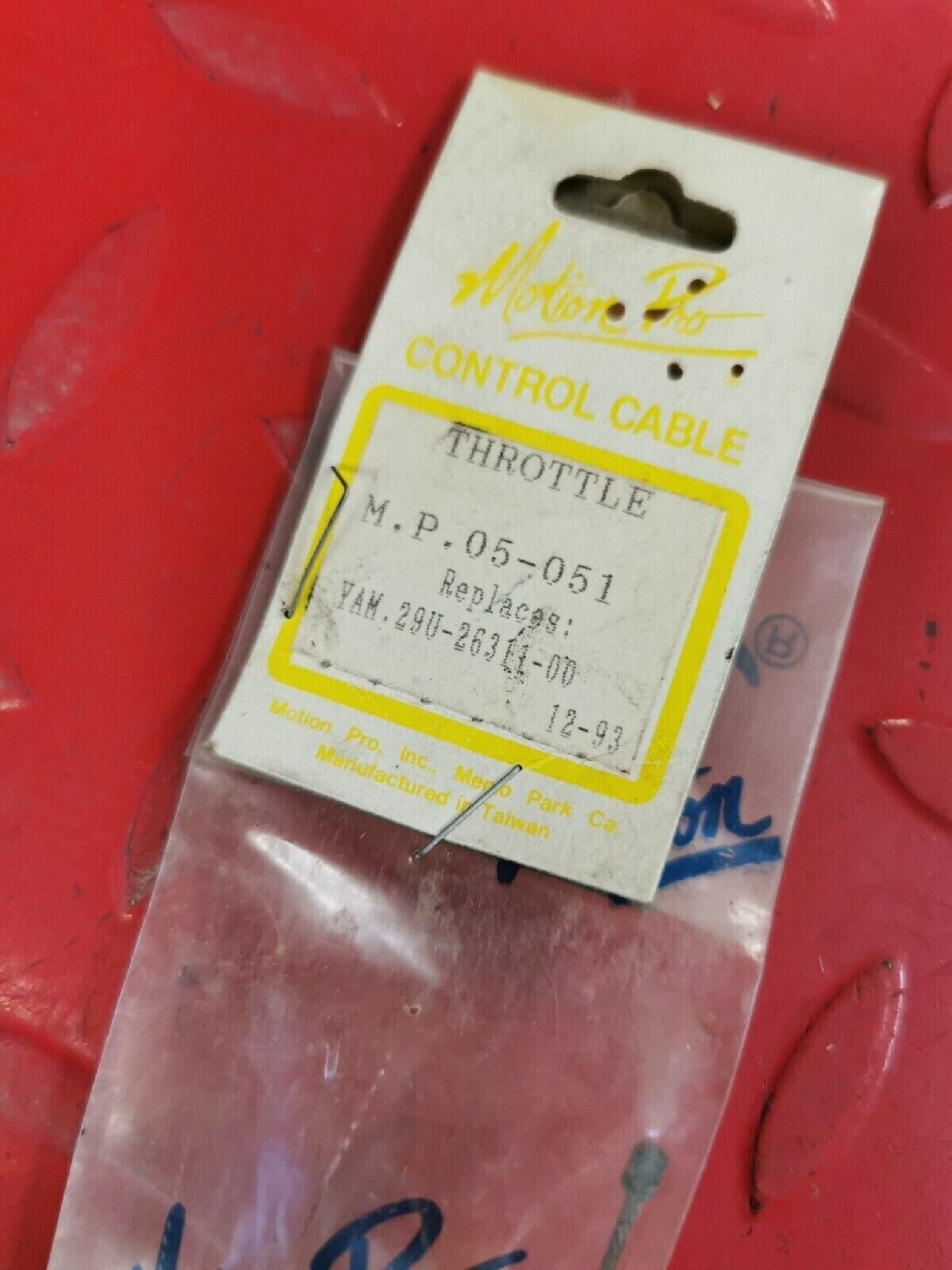 NOS MOTION PRO YAMAHA 620EXC IT490 THROTTLE CABLE 29U-26311-00-00     05-051 J16