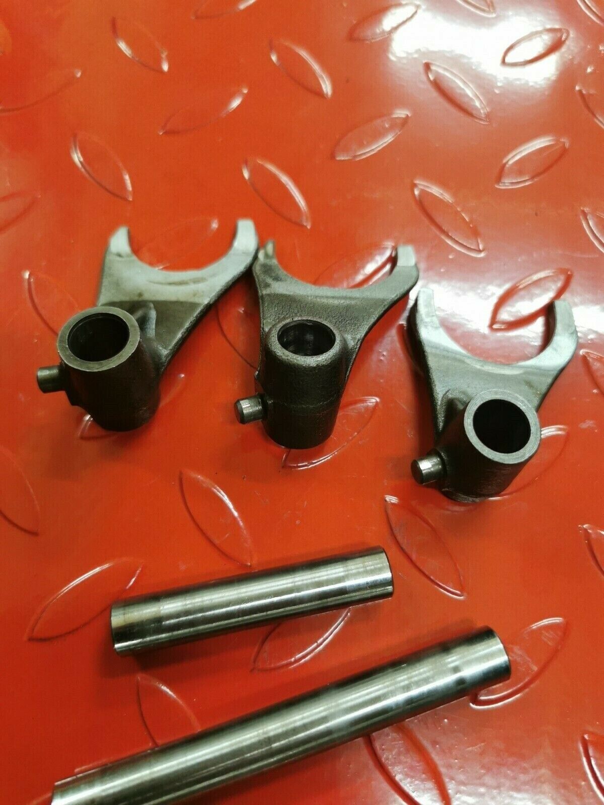 Suzuki RM125 1991 transmission gearshift gear shift forks 1989 1990 25211-27C01