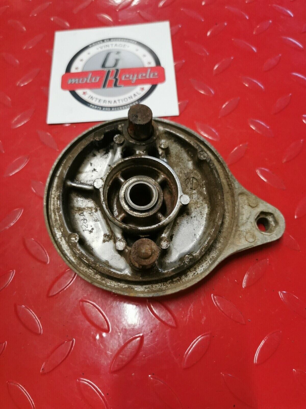 Honda ST90 1973 rear brake panel plate drum hub cover 1974 1975