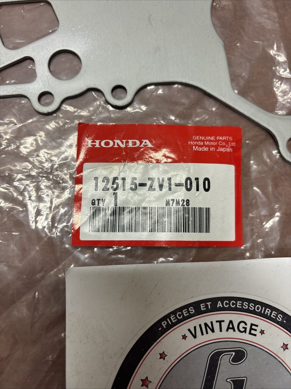 NOS Honda BF5 BF50 EXHAUST CHAMBER PLATE 12515-ZV1-010 SUB 12515-ZV1-000 H181