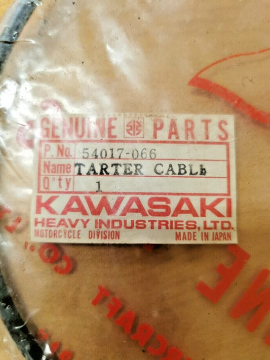 NOS KAWASAKI  G4TR  KV100  1970 - 1976  Starter Cable  54017-066 K8