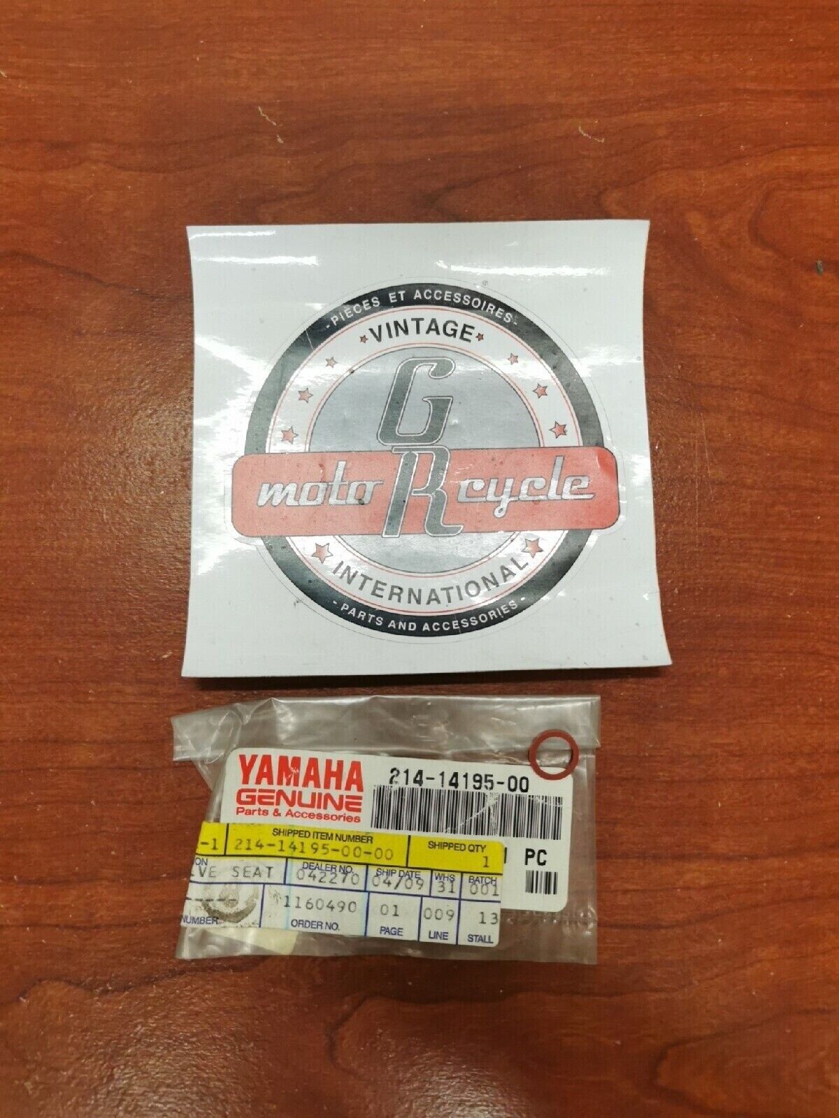NOS Yamaha YP20 YP30 EF2000 CARBURETOR NEEDLE VALVE WASHER 214-14195-00-00 Y72