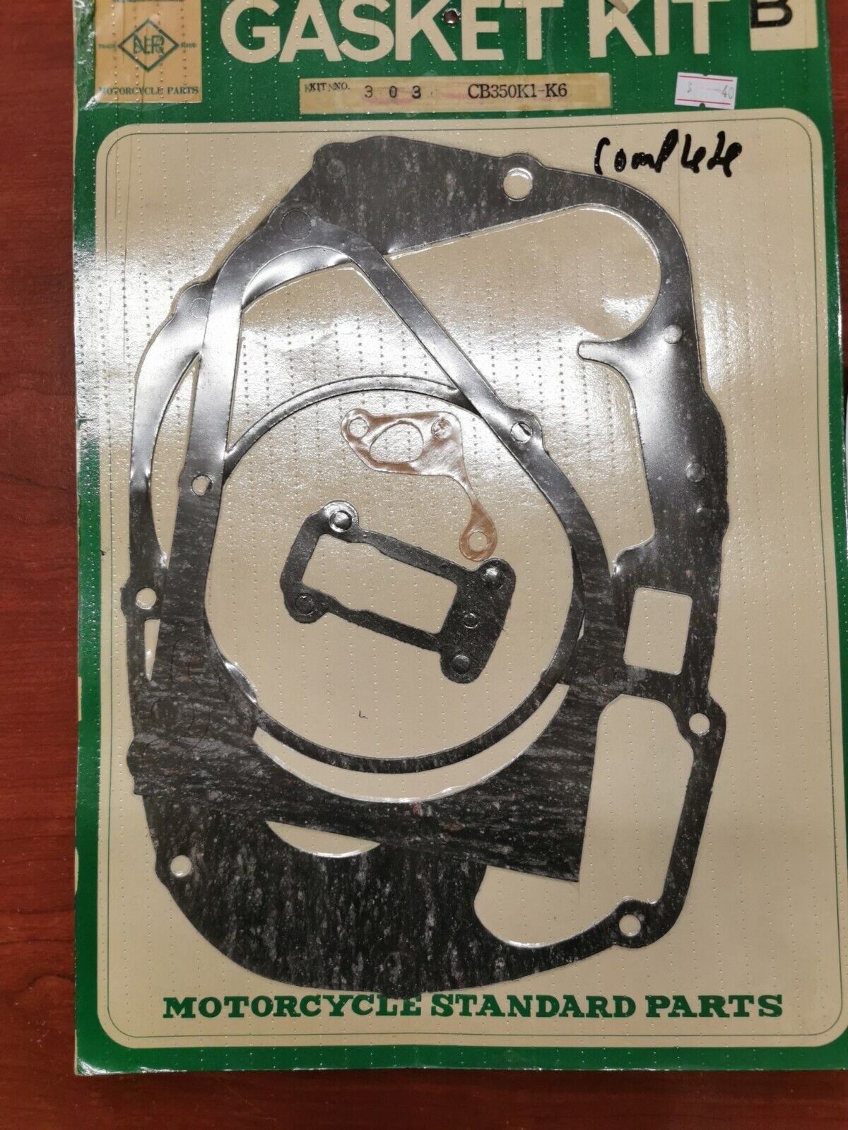 NOS Honda CB350K1-K6 GASKET KIT B COMPLETE H66