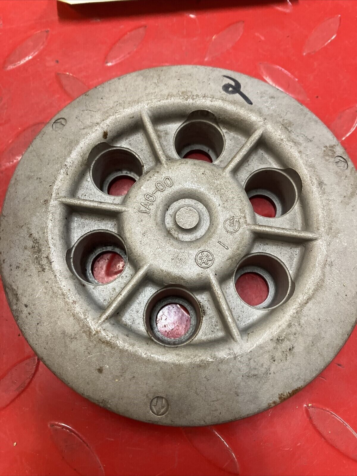 Yamaha RD400 1977 clutch pressure plate 1976 1978 1979 2