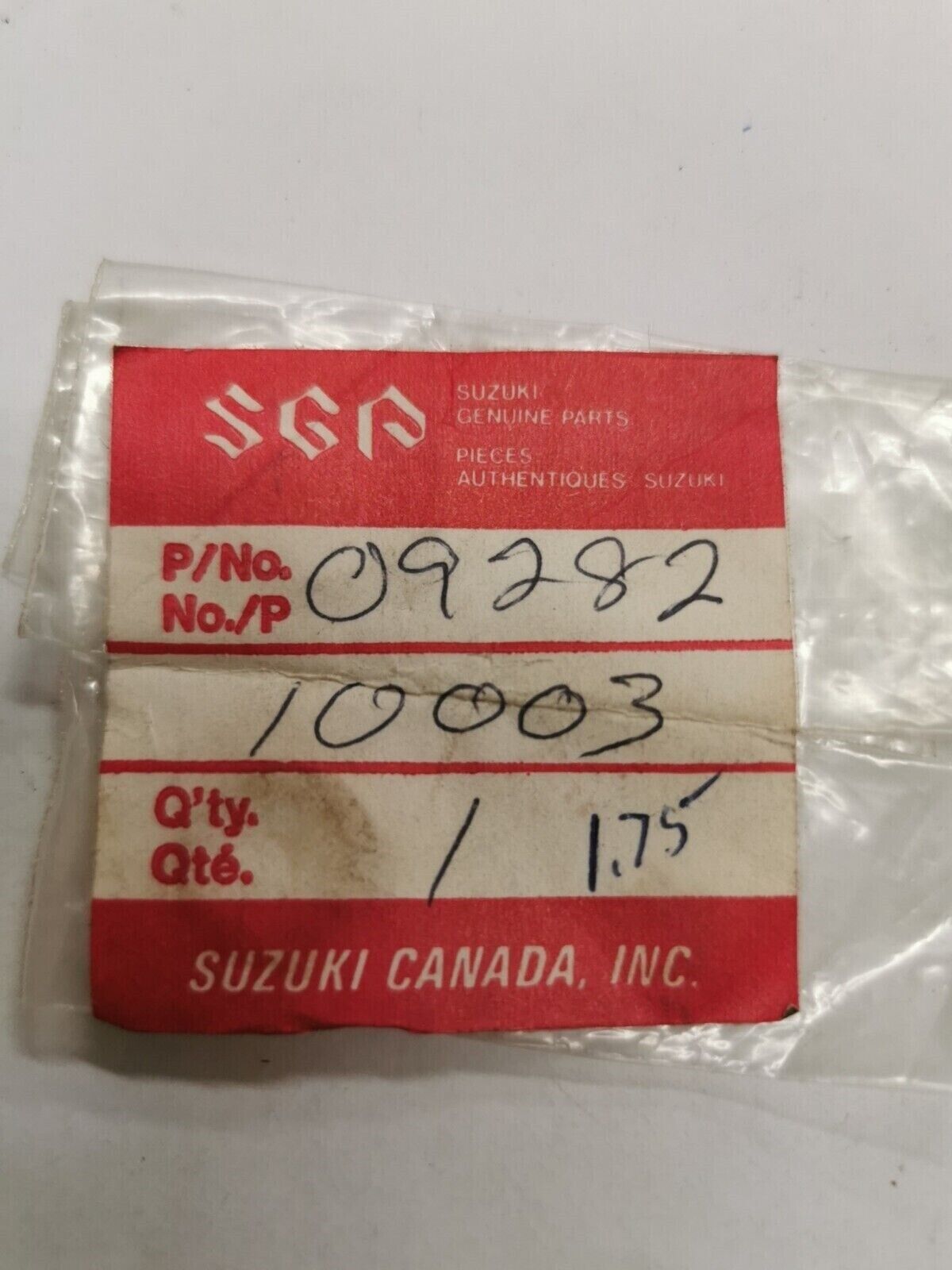NOS SUZUKI OIL SEAL 10X17X5.5 09282-10003 S29