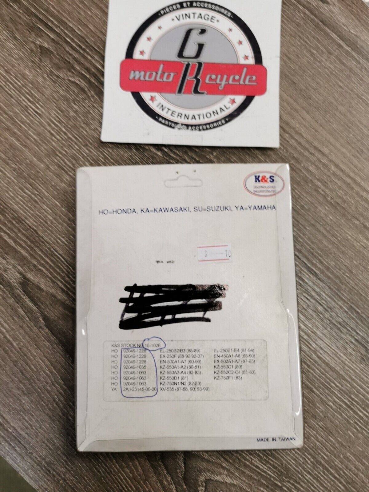 NOS K&S Honda Yamaha Fork Oil Seal Set 16-1026 J35