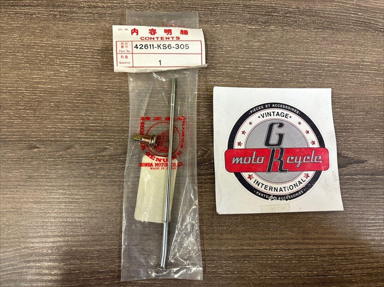 NOS Honda 1985 1986 CR125R REAR SPOKE SET B 42611-KS6-305 SUB 42611-KA3-830 H125
