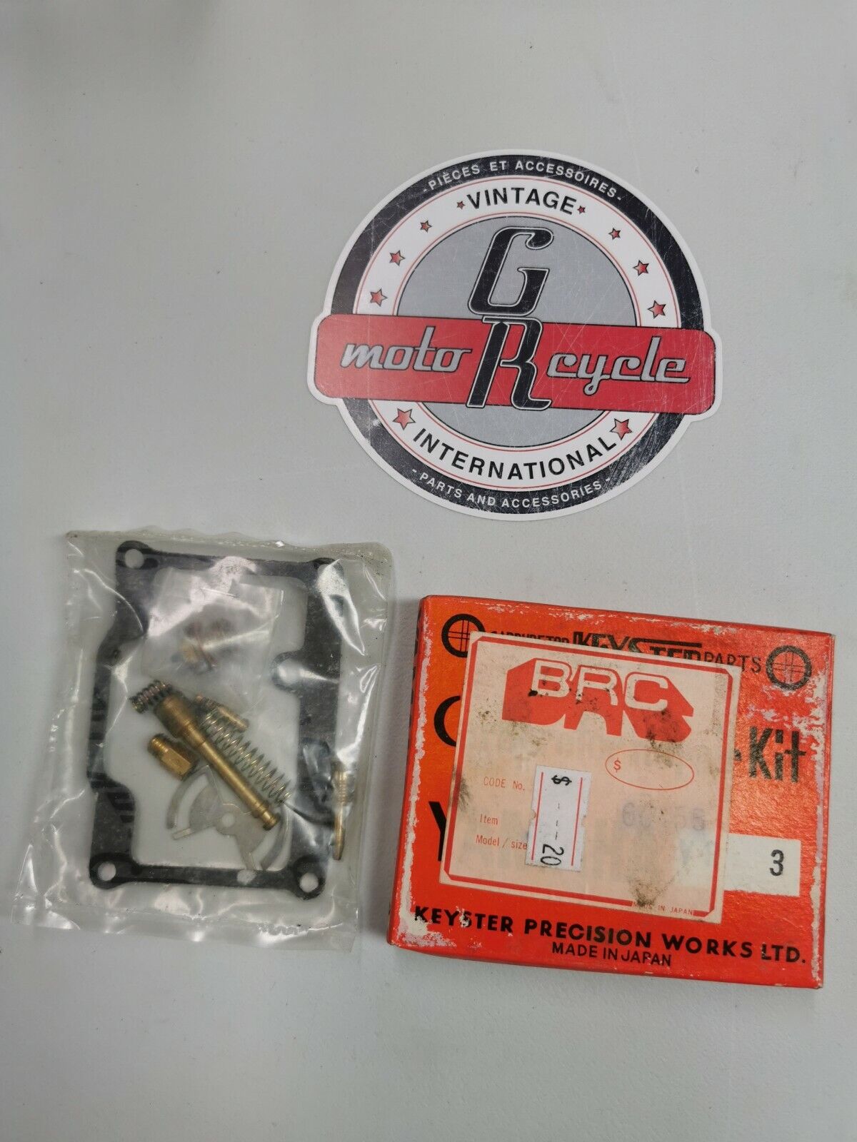 NOS Yamaha YR3 1969 Keyster carburetor rebuild kit 63455 Y5