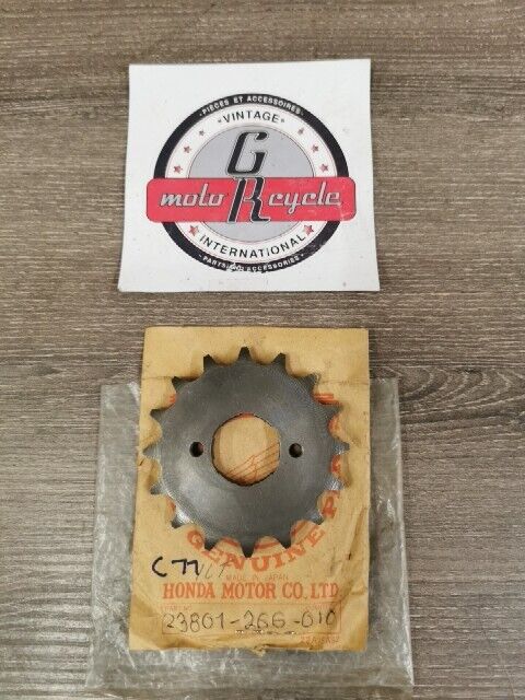 NOS HONDA CA77 SPROCKET DRIVE 16T 23801-266-010 H79