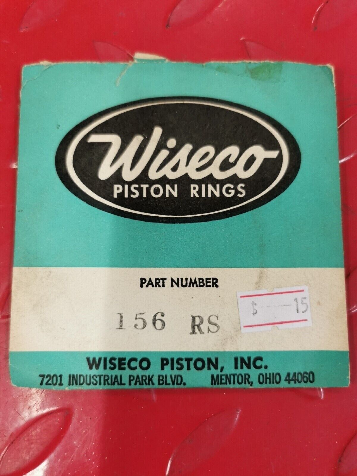 NOS WISECO  KAWASAKI  KX250  1974  RING SET  156 RS  J10