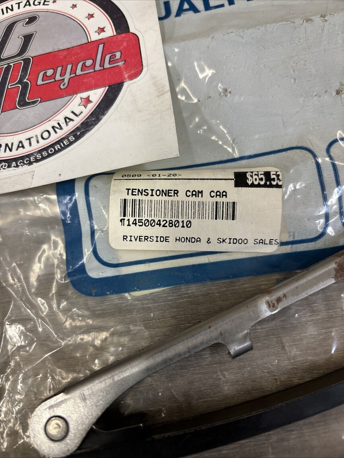NOS Honda XL250S XR250 CAM CHAIN TENSIONER INCOMPLETE 14500-428-010 H139