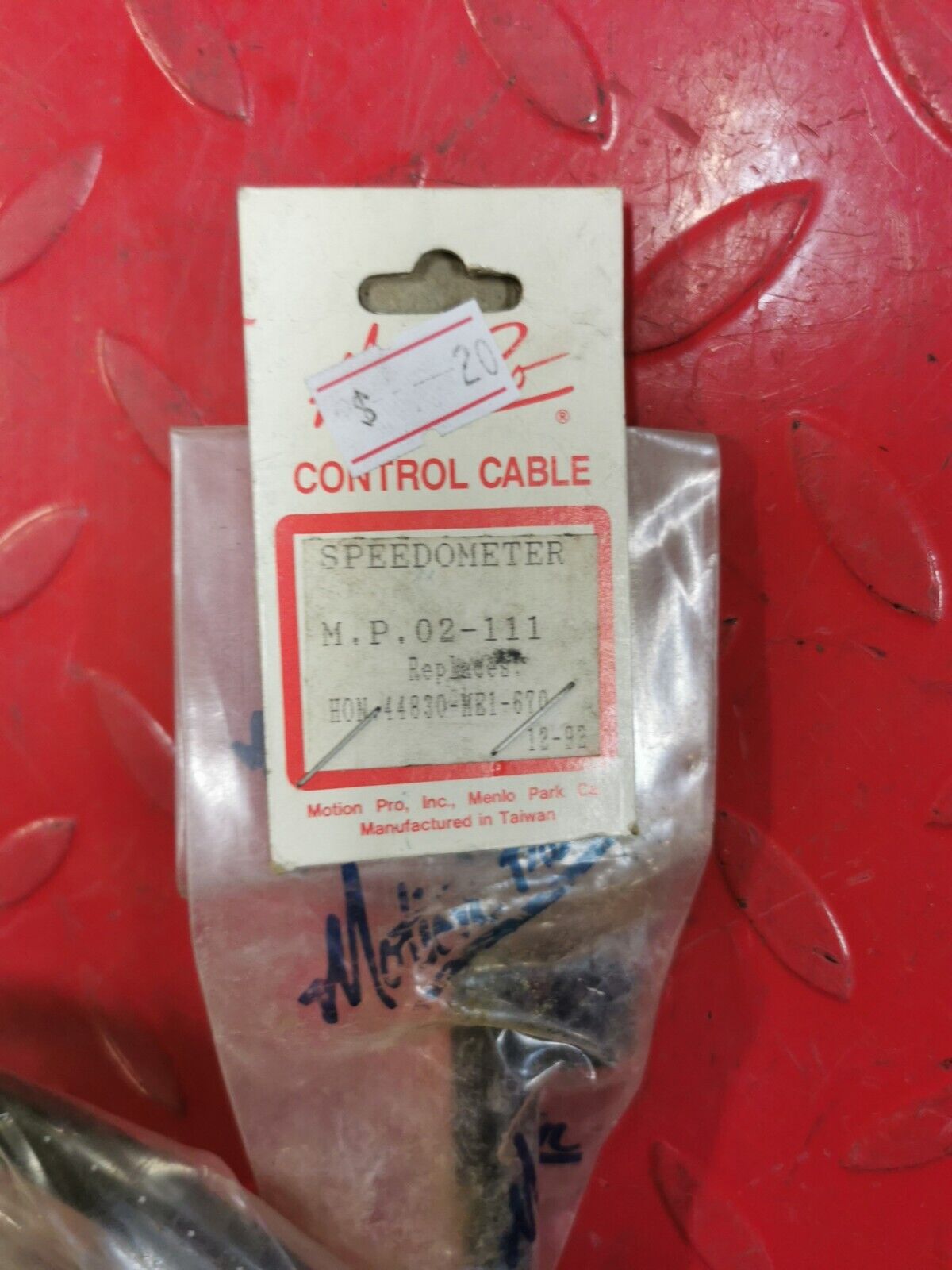 NOS MOTION PRO Honda 1982 1983 CB750SC CABLE SPEEDOMETER 44830-ME1-670 H30