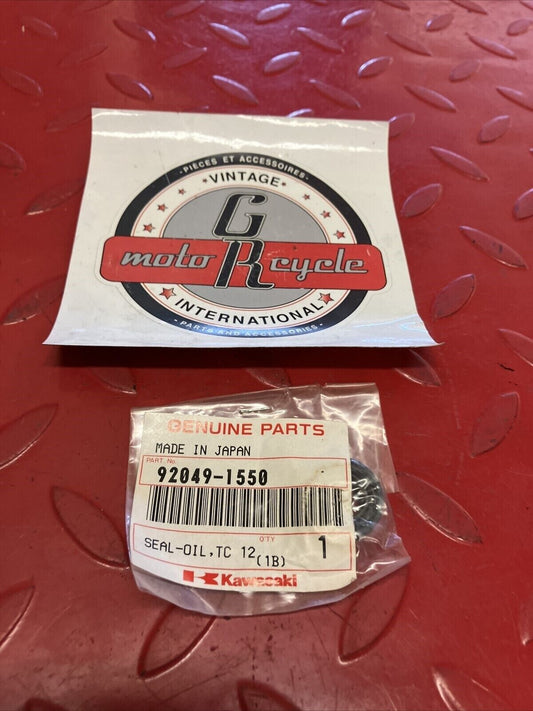 NOS KAWASAKI OIL SEAL TC 12 92049-1550 K12