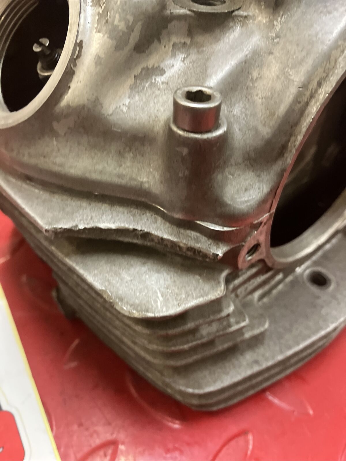 Honda XL100 1977 cylinder head valve cover rocker 1976 1978