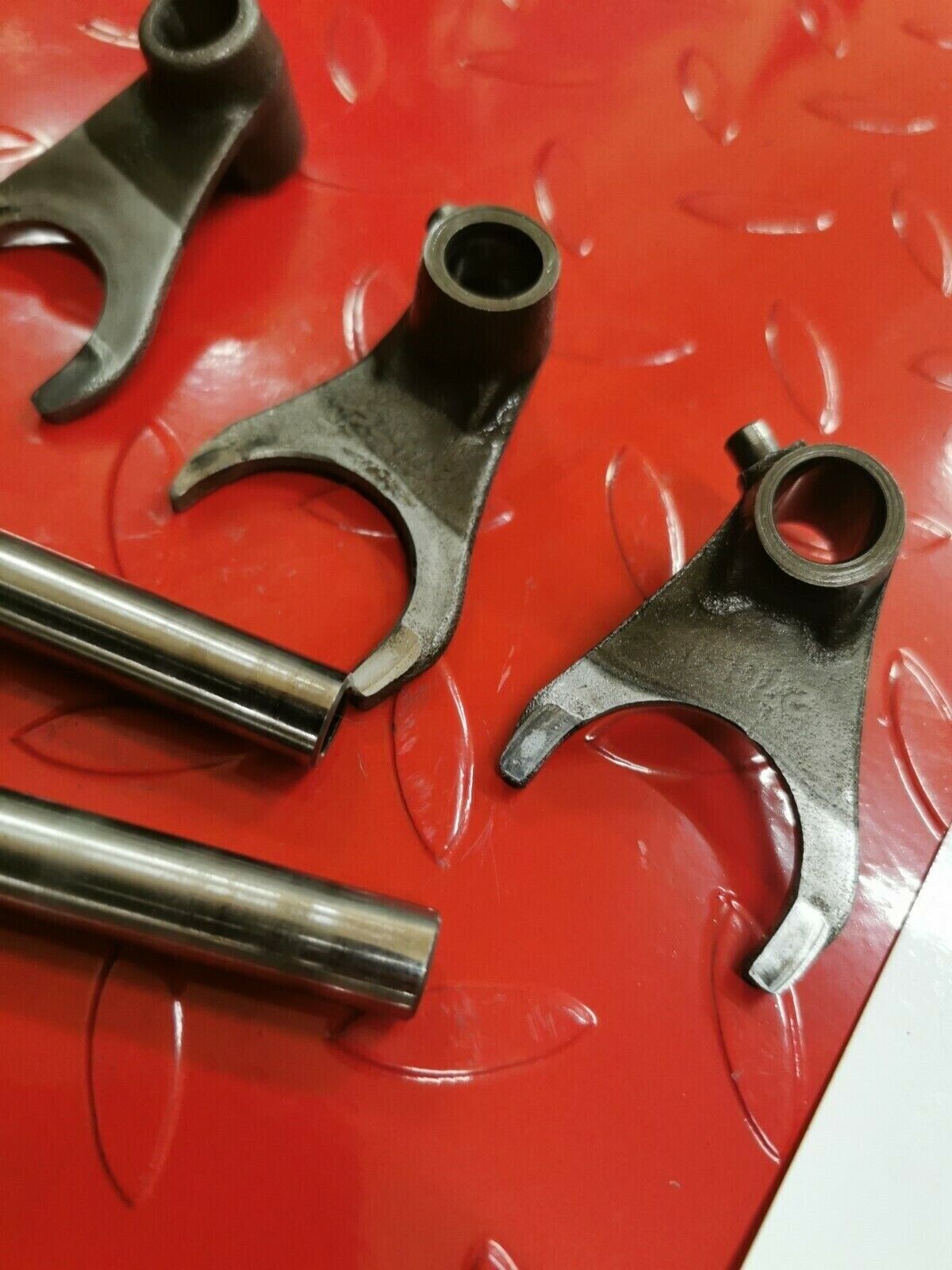 Suzuki RM125 1991 transmission gearshift gear shift forks 1989 1990 25211-27C01