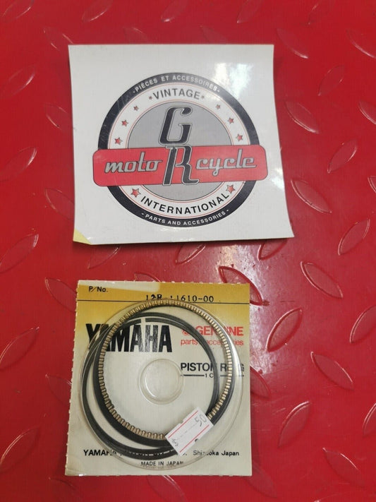 NOS YAMAHA PISTON RING SET STD 12R-11610-00-00 Superseded by 26M-11610-40-00 Y27