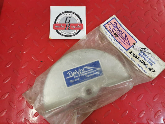 NOS DEVAL RM125 RM250 1987 ALLOY FRONT DISK  Guard  J15