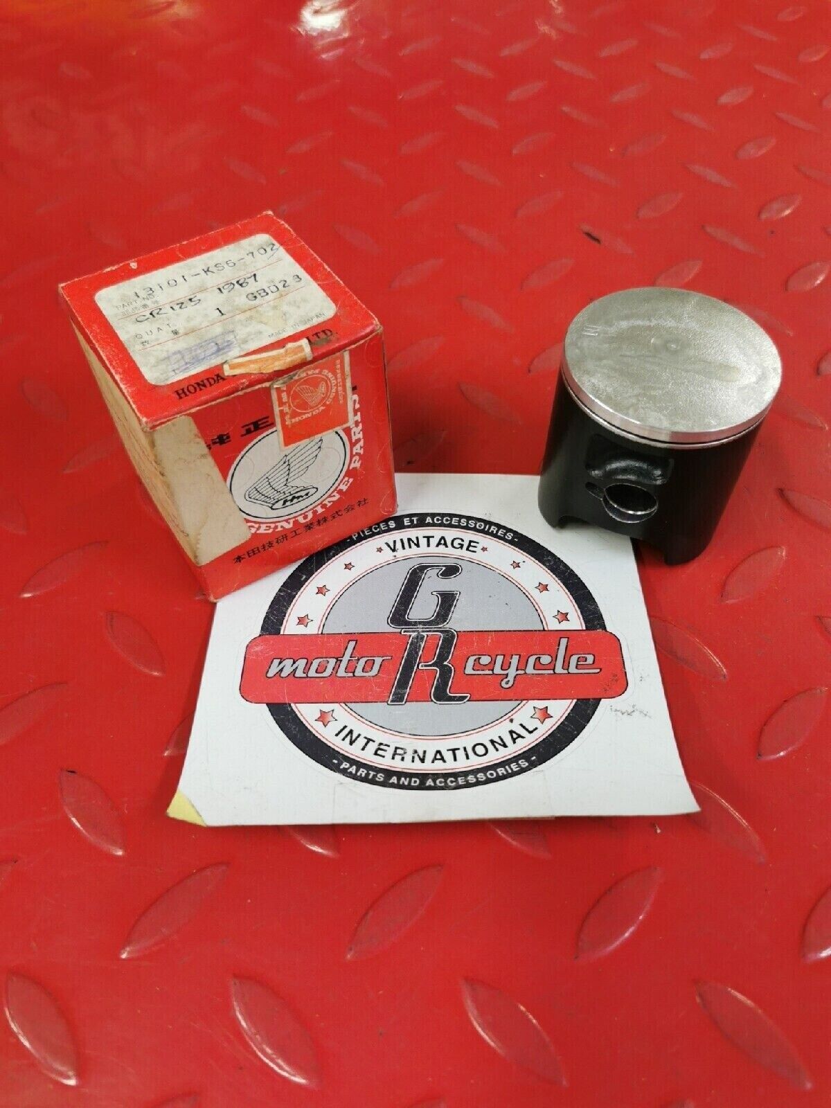 NOS HONDA CR125R 1987 PISTON 13101-KS6-702 SUB 13101-KS6-701  H38