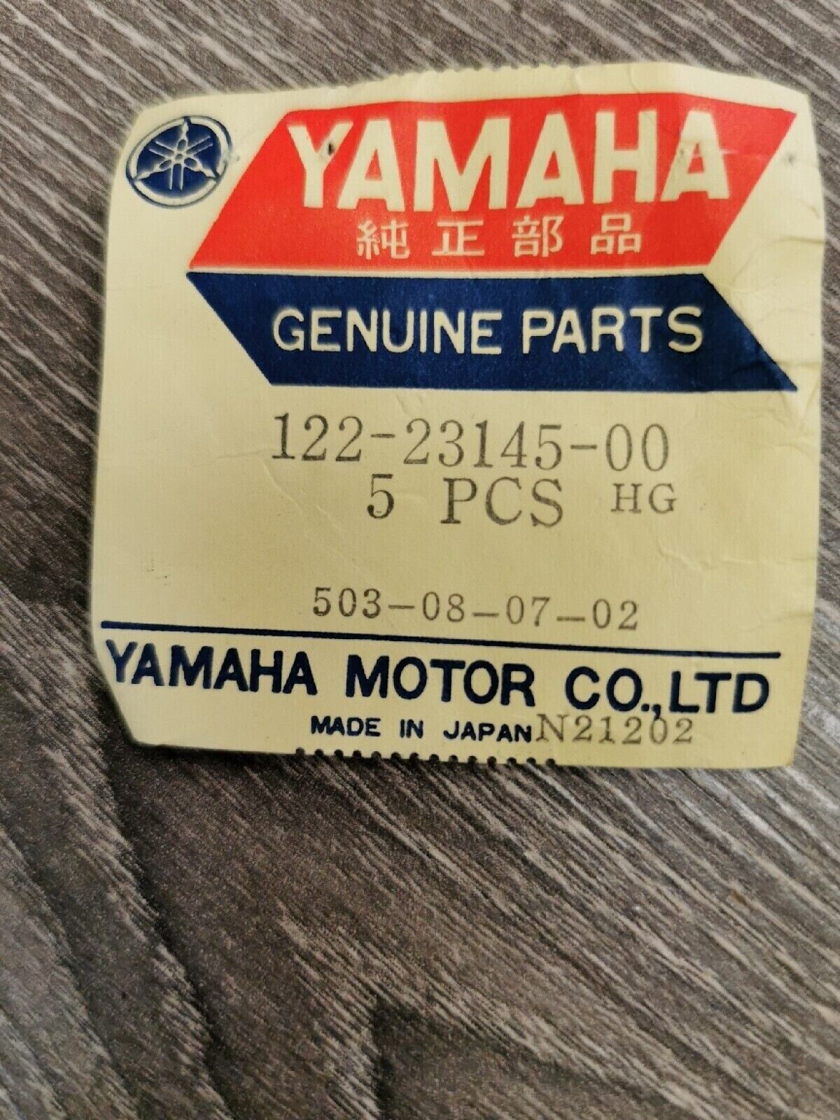 NOS YAMAHA   YGS1 YG5 YSR50  Front Fork Oil Seal 122-23145-00-00 Y58