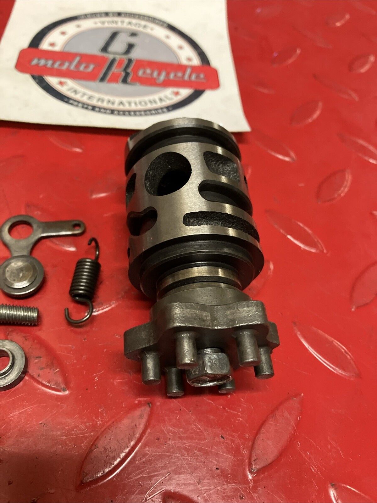 Kawasaki KDX200 1986 gearshift gear shift change mechanism cam drum lever arm 2