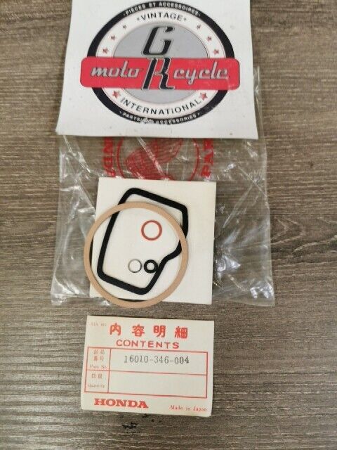 NOS HONDA CB450 1972 - 1974 INCOMPLETE PACKING SET 16010-346-004 H81