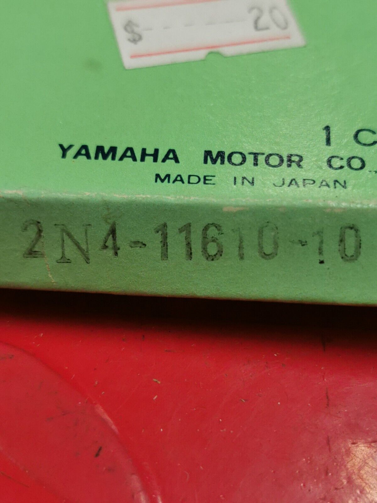 NOS YAMAHA DT125 ET300 PISTON RING SET 1ST (1ST O/S) 2N4-11610-10-00 Y32