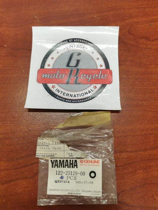 NOS YAMAHA XJ600 XV750 XV250 YX600 DRAIN PLUG GASKET 122-23129-00-00 Y72