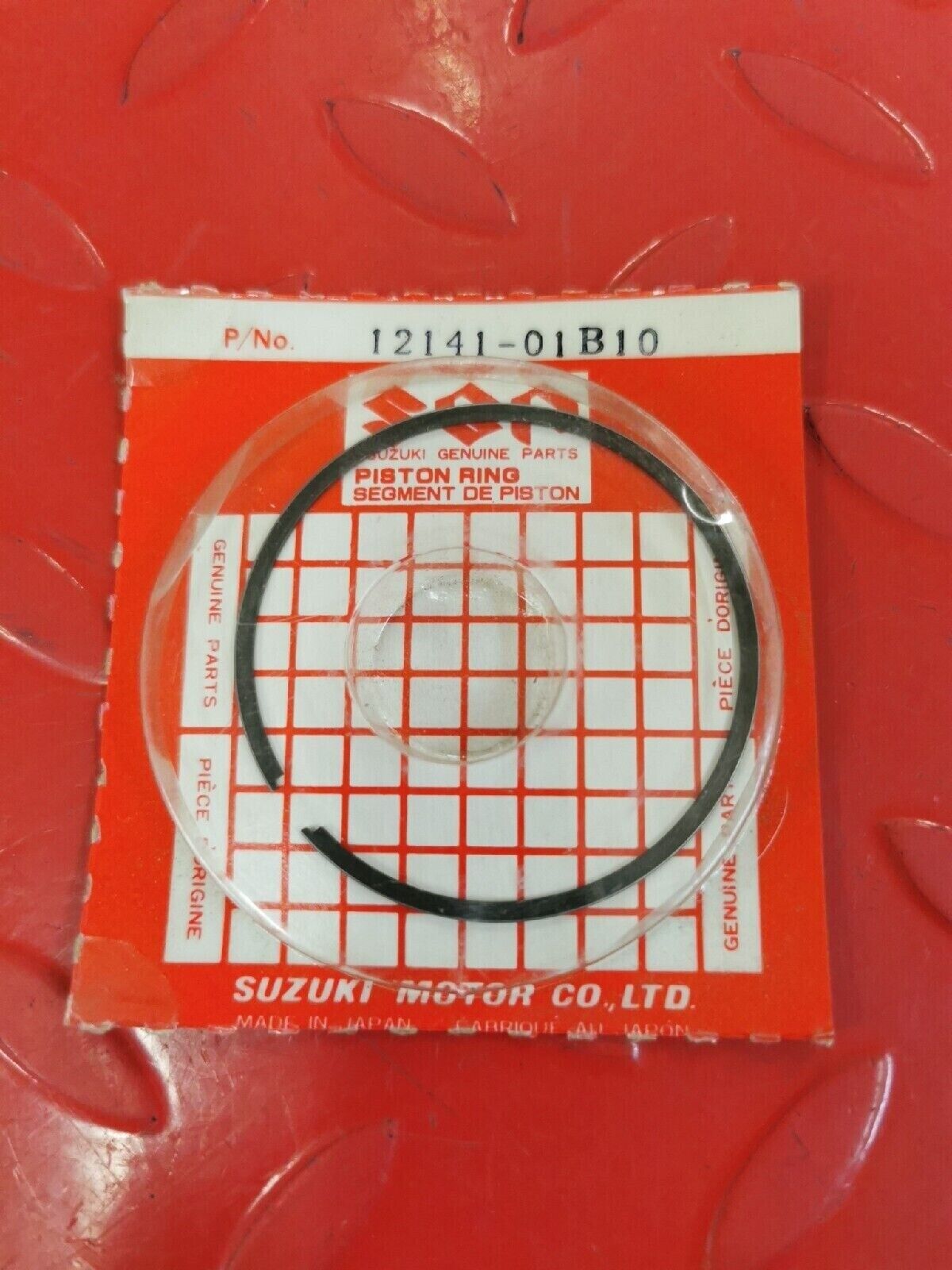 NOS SUZUKI RM125 1987 1988 1989 RING PISTON SUPERSEDED BY 12141-01B11 S11