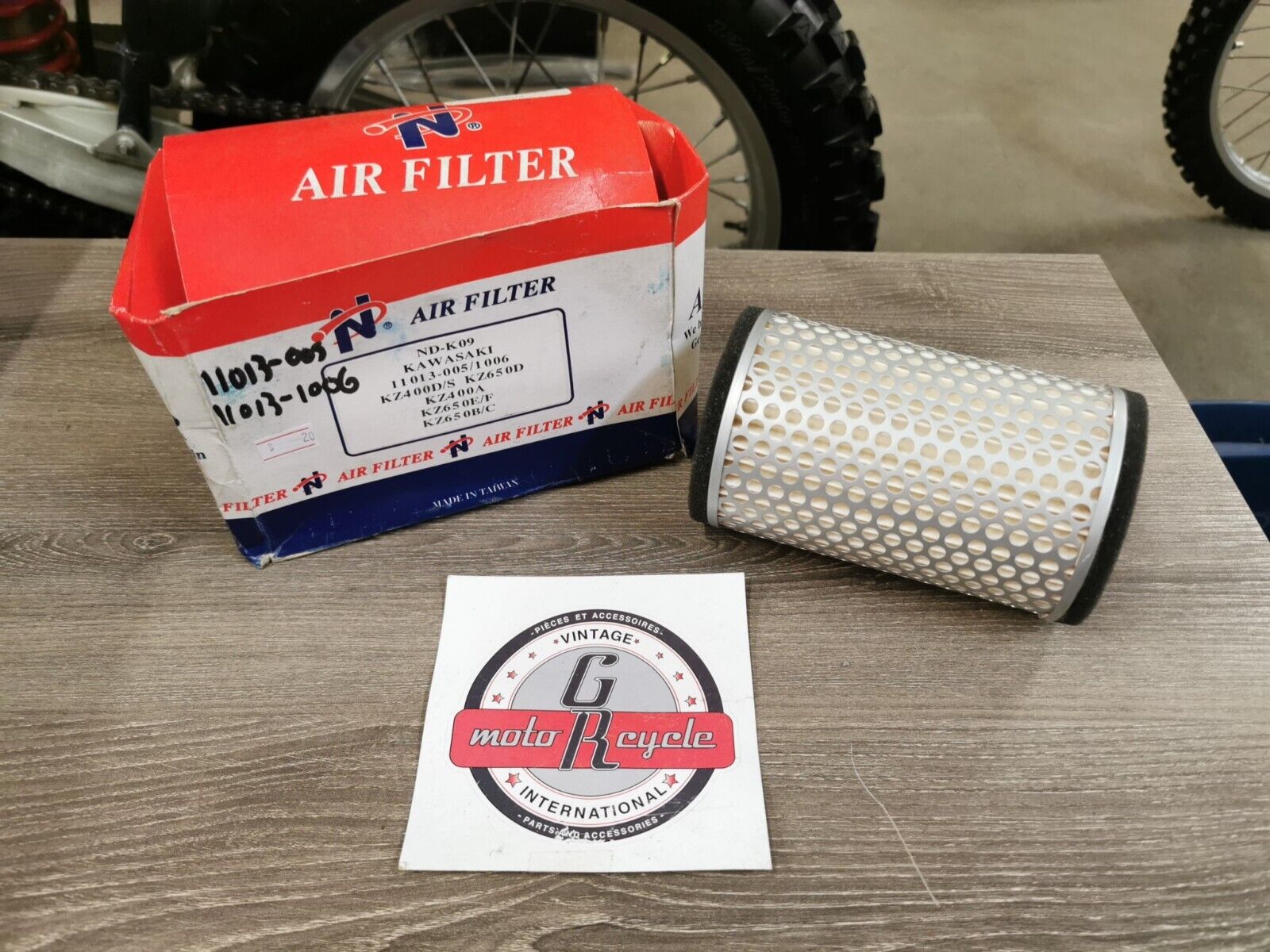 NOS ND KAWASAKI KZ400A KZ650E KZ65B AIR FILTER ND-K09 J26