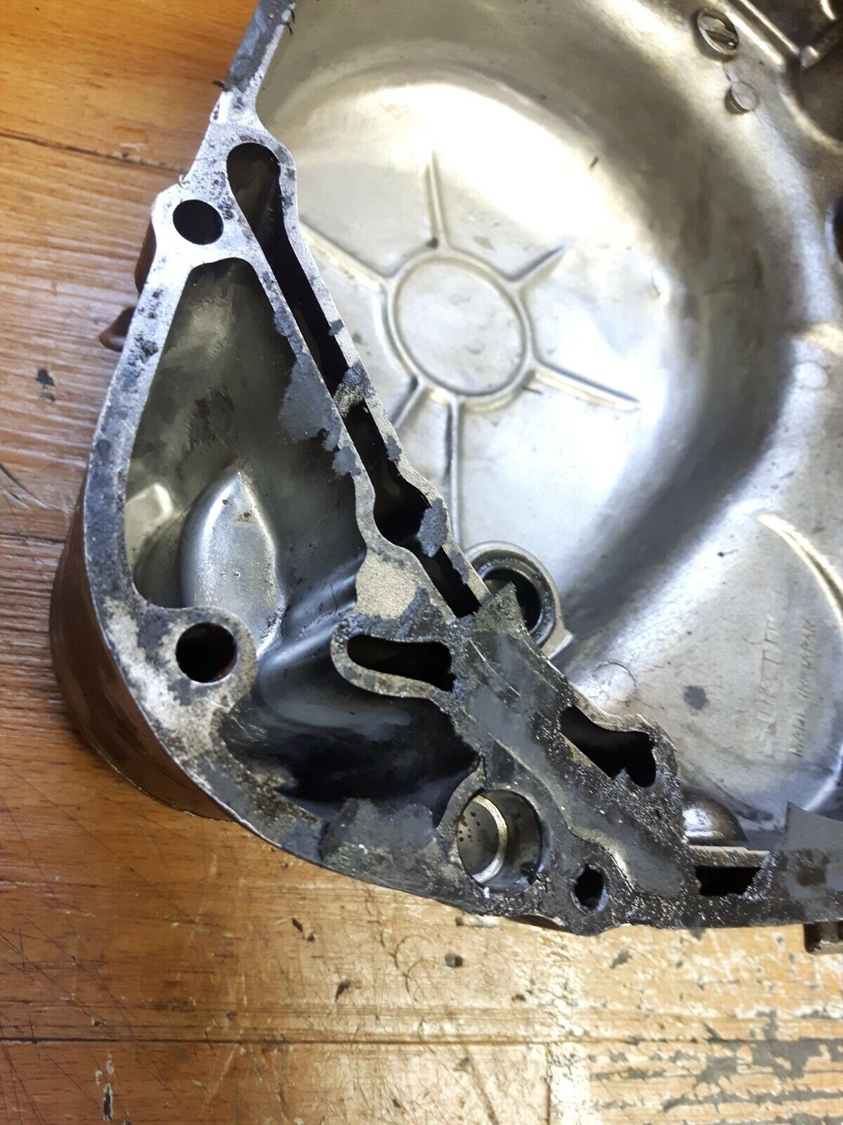 Kawasaki KLX125L 2003 right crankcase clutch cover 2004 2005 2006 KLX125