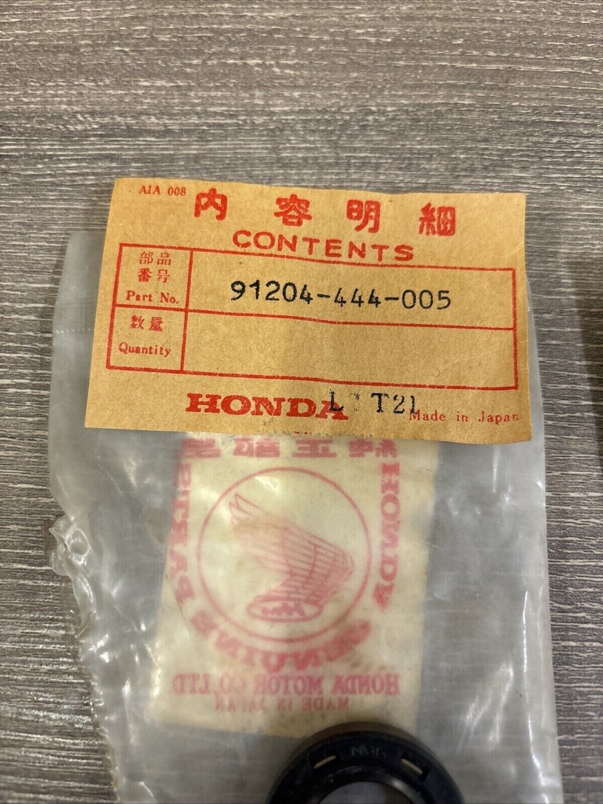 NOS Honda 1979 - 1985 CR125R OIL SEAL 91204-444-005 H123