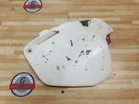 Honda CR250R 1990 left side cover panel number plate