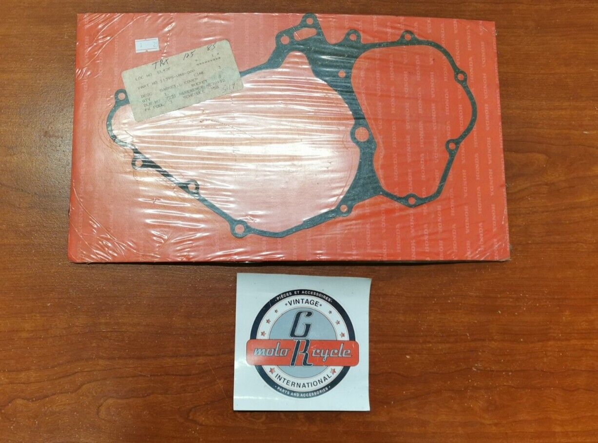 NOS Honda 1985 1986 TRX125 LEFT CRANKCASE COVER GASKET 11395-VM6-000 H67