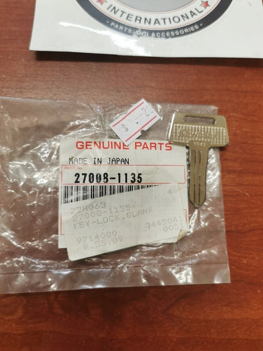 NOS Kawasaki KVF750 KSF450 KVF650 KSV700 BLANK KEY LOCK 27008-1135 K27
