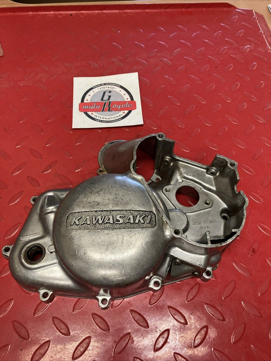 Kawasaki KS125 KD125 KE125 1974 1975 Right crankcase clutch cover U3