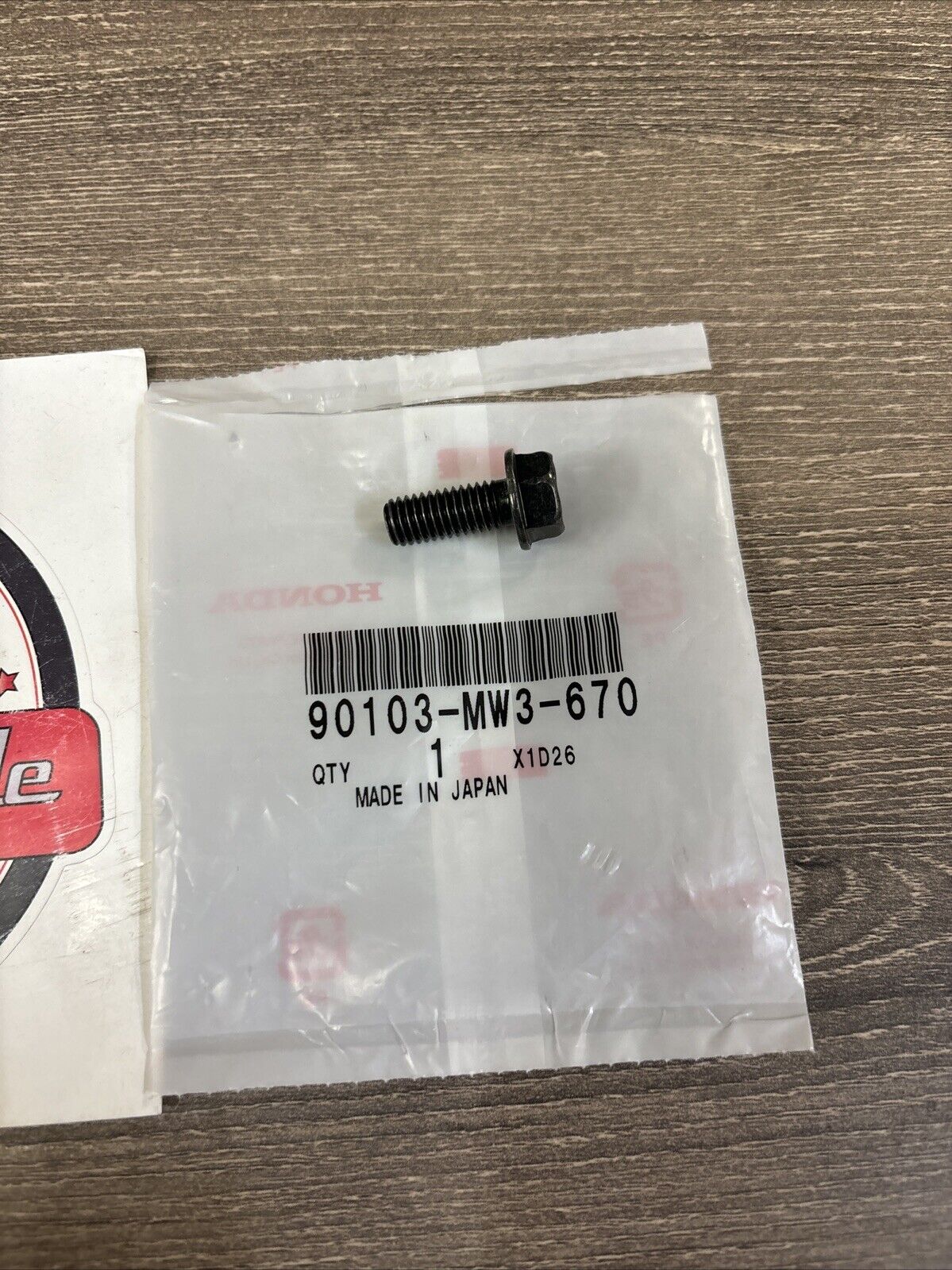 NOS Honda CB750 F ST1100 A FLANGE BOLT 8X20 90103-MW3-670 H130
