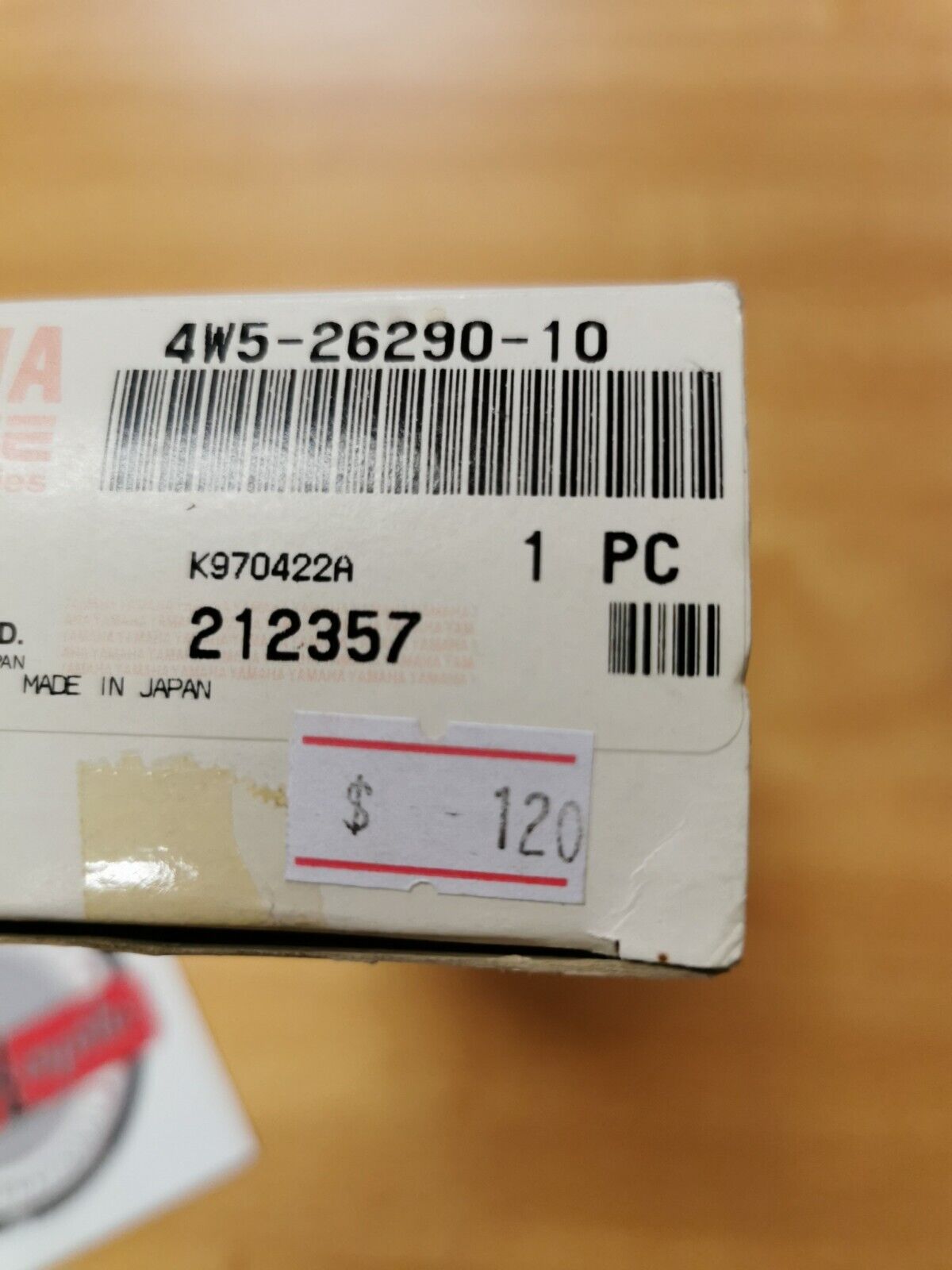 NOS YAMAHA XS1100LH XS850LH  1981 - 83  MIRROR ASSEMBLY LH 4W5-26290-10-00   Y42