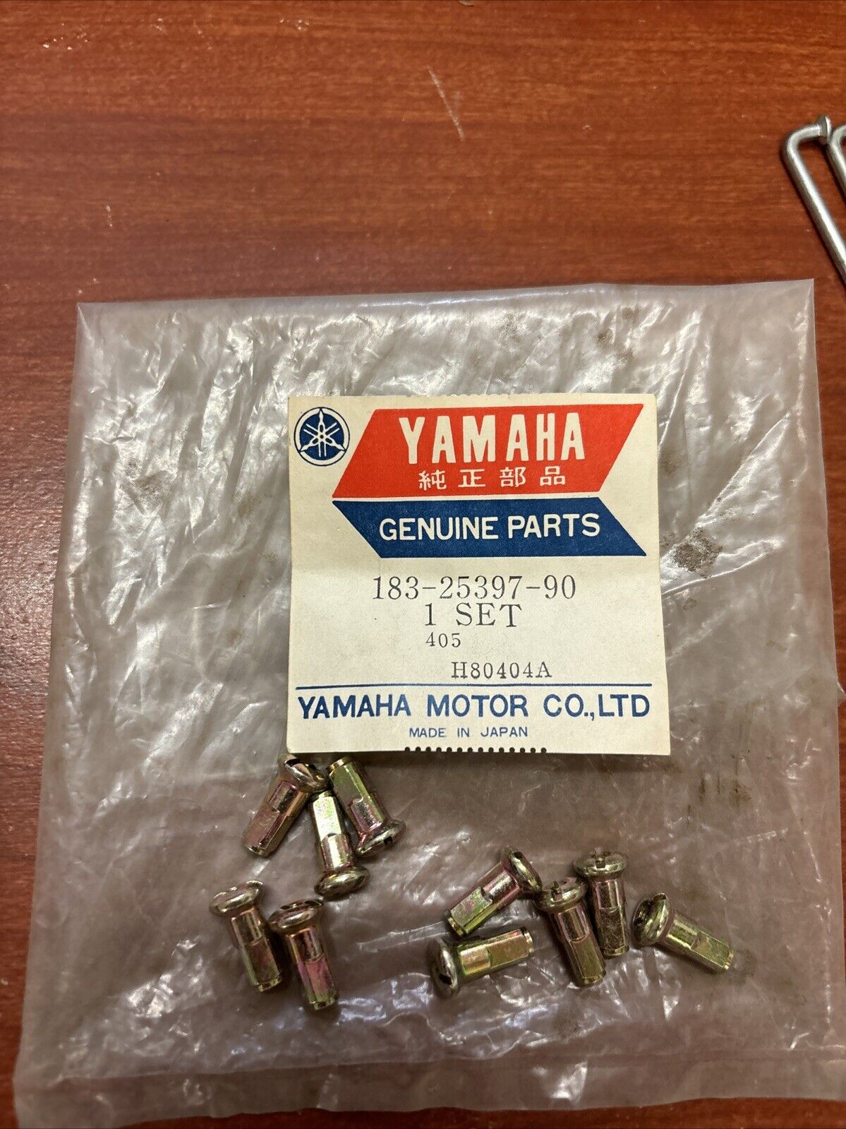 NOS Yamaha DT100 HT1 LT2 LT3 MX100 OUTER SPOKE (10 QTY.) 183-25397-90-00 Y181