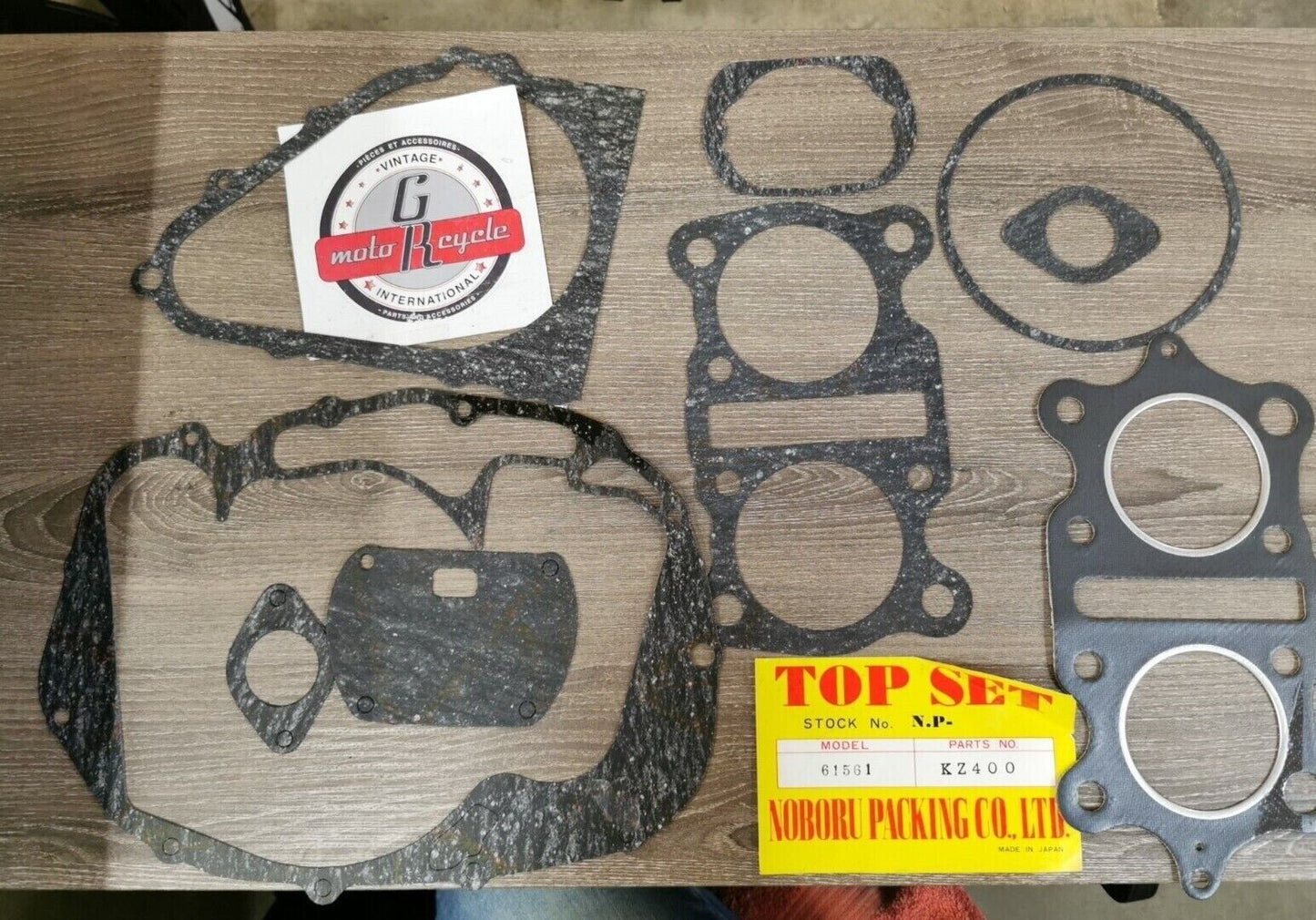 NOS NOBORU NP KAWASAKI KZ400 INCOMPLETE GASKET KIT SET MODEL 61561 J46