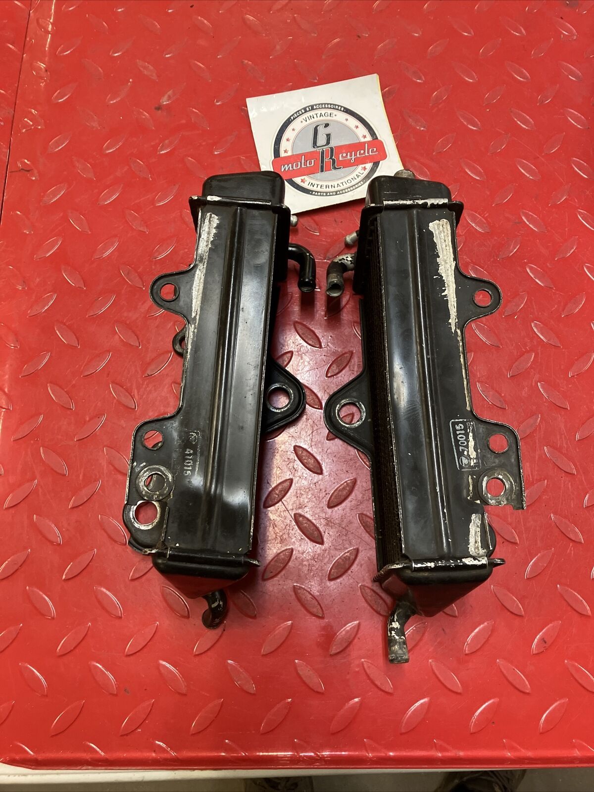 Honda CR250R 1986 Radiator left right 1987 19010-KS7-000